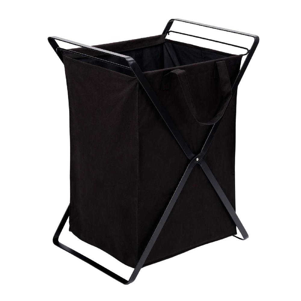 trendform Wäschekorb TOWER schwarz mit herausnehmbarer Tasche