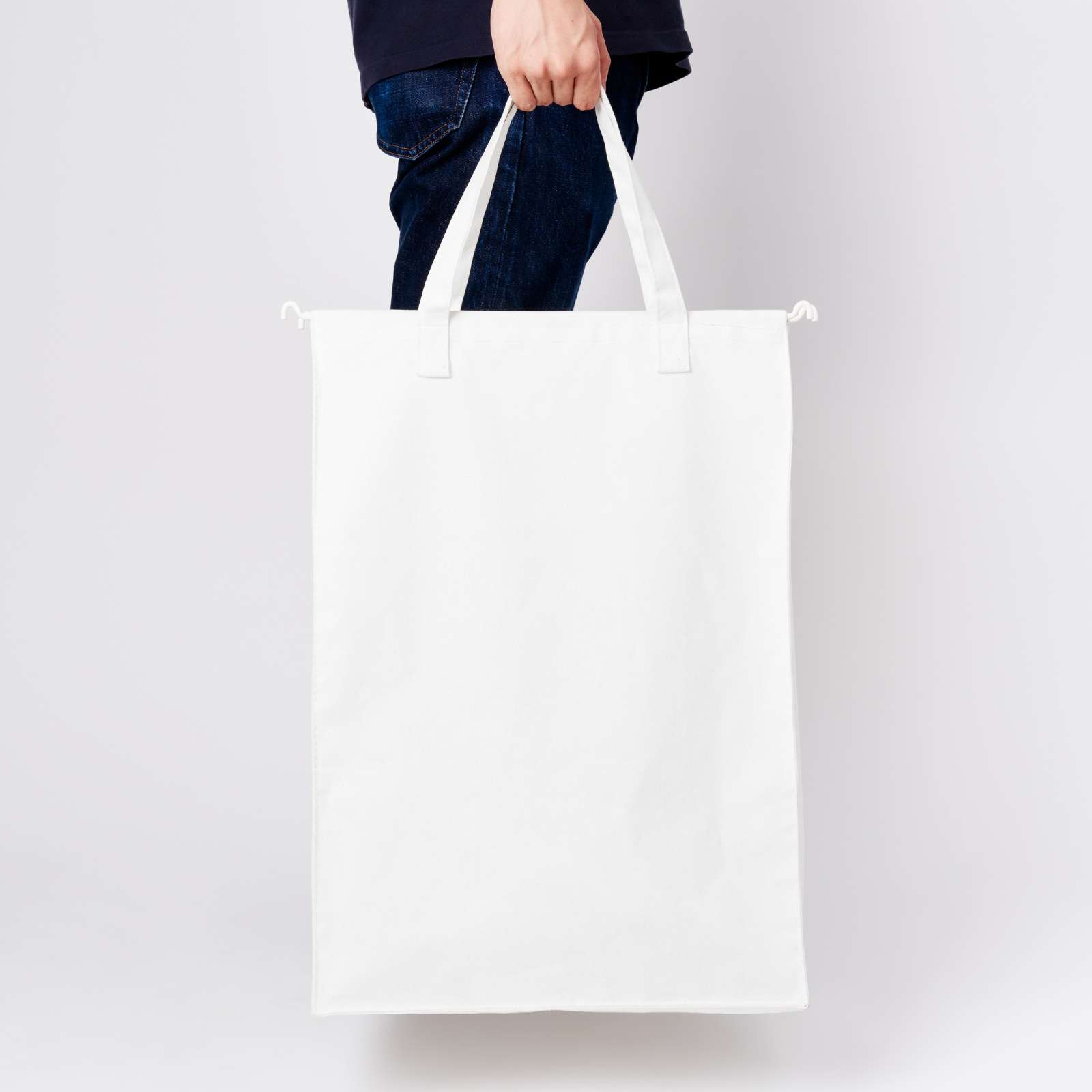 Trendform Wäschekorb TOWER Weiss Mit Herausnehmbarer Tasche