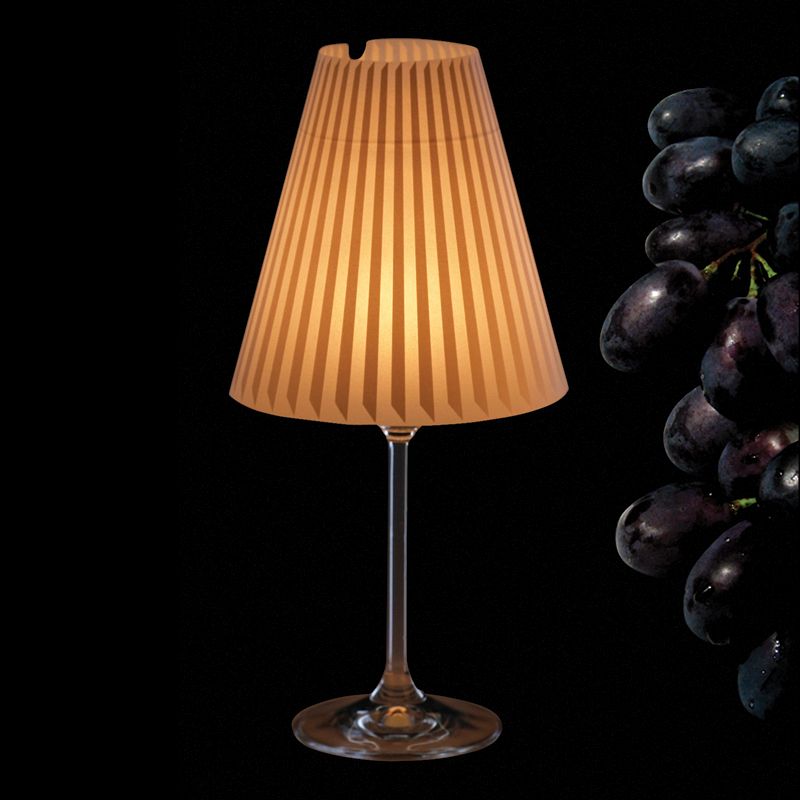 Trendform Weinglasleuchte SCHÖNE HELENE Gerollt 3er Set Weiss Assortiert