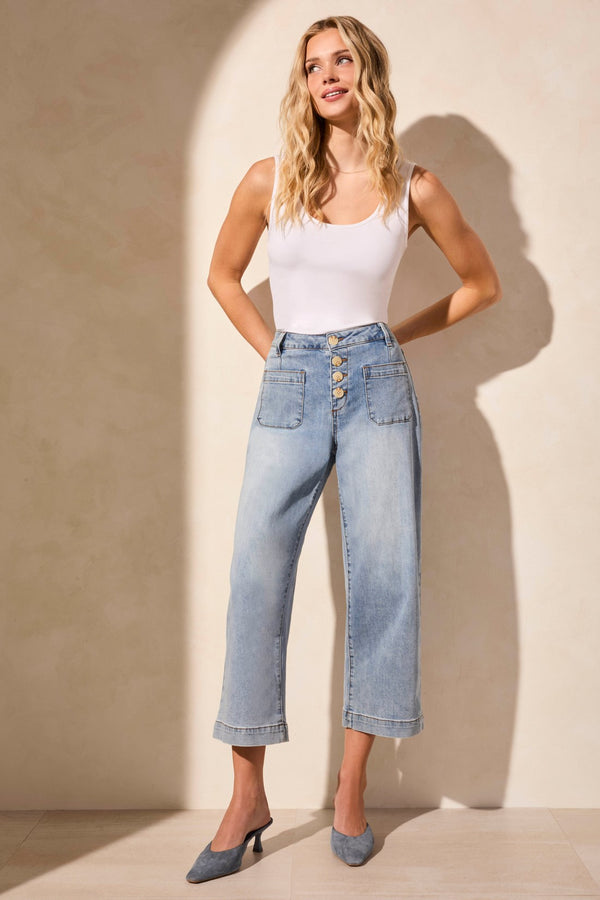 Tribal Audrey Jean Stretch Confort Court Aux Jambe Larges