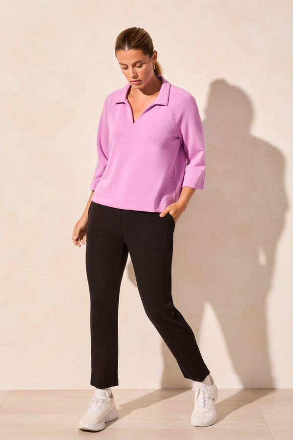 Tribal Capri Sans Braguette Avec Fentes Latérales En Tissu De Scuba Léger