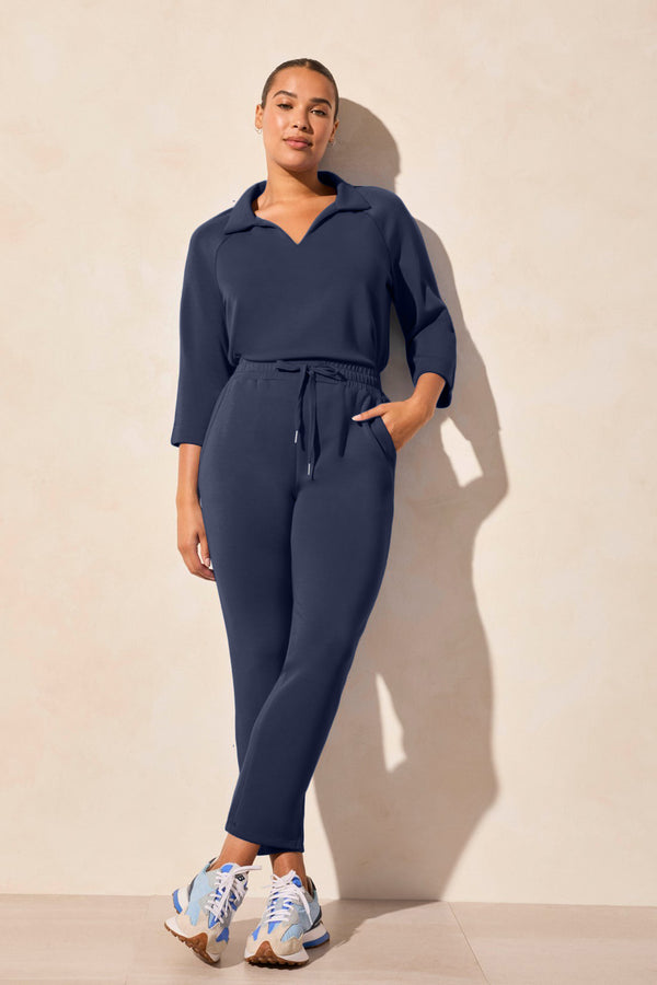 Tribal Capri Sans Braguette Avec Fentes Latérales En Tissu De Scuba Léger