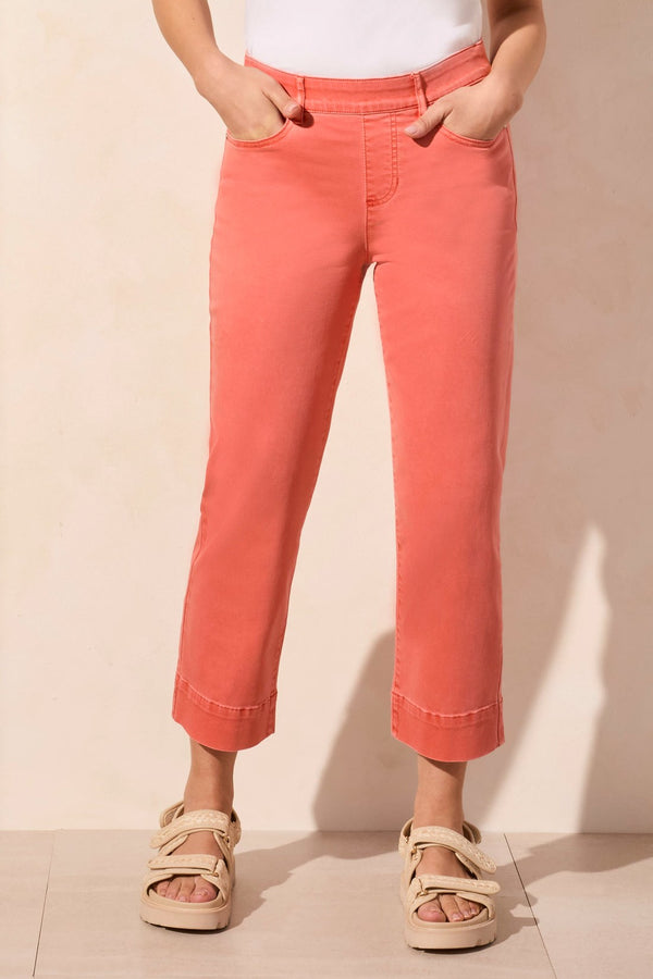 Tribal Capri Semi-Évasé En Denim Confort Extensible