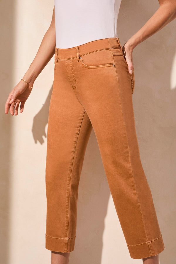Tribal Capri Semi-Évasé En Denim Confort Extensible