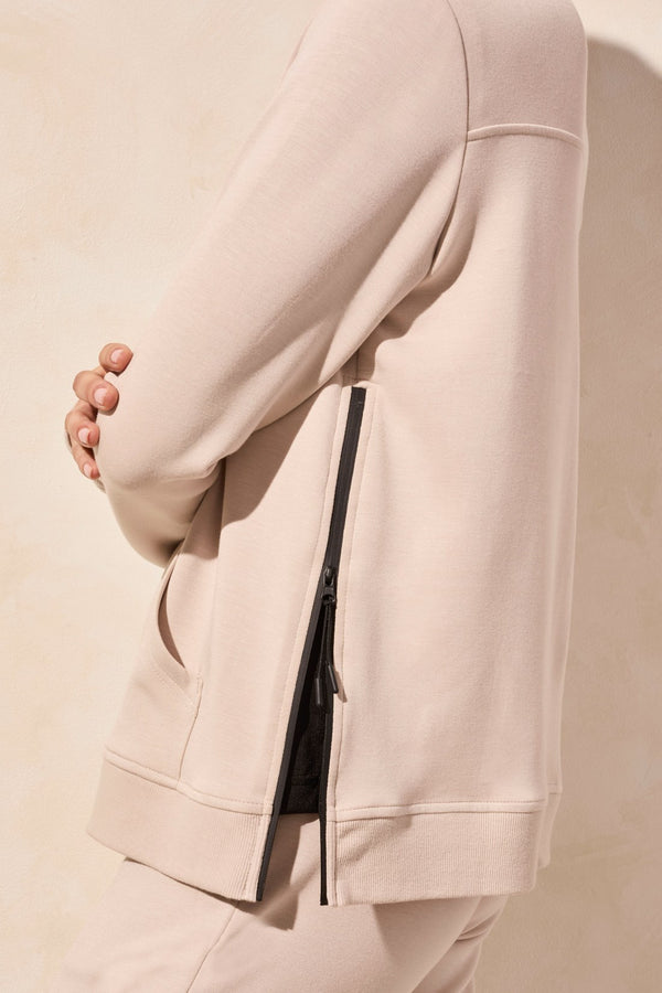 Tribal CARDIGAN TEXTURÉ À COL ROULÉ EN TRICOT SCUBA