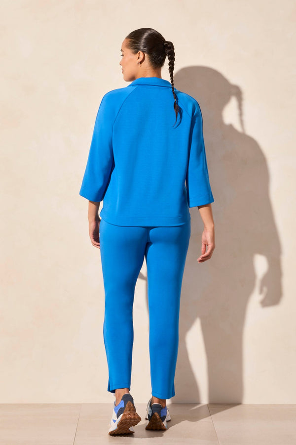 Tribal Haut Henley En Scuba Léger Avec Fentes Latérales