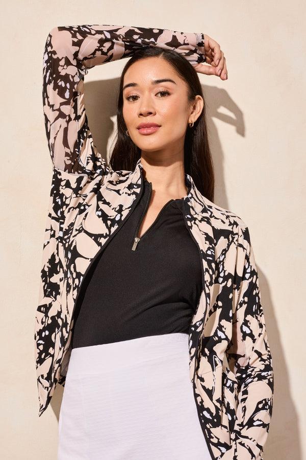 Tribal Haut Performance Fps 50+ Avec Fermeture Éclair