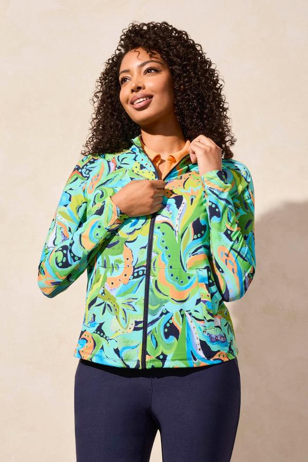 Tribal Haut Performance Fps 50+ Avec Fermeture Éclair