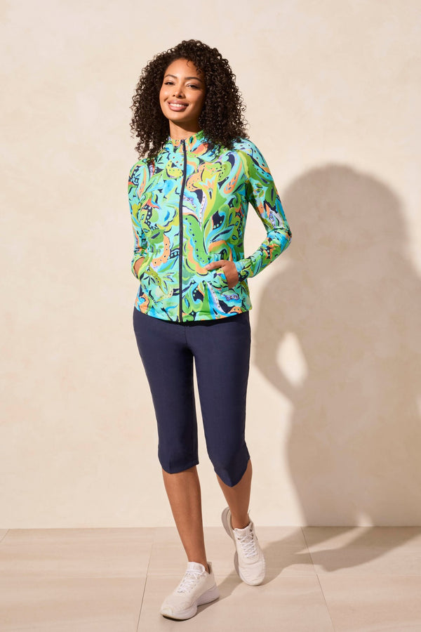 Tribal Haut Performance Fps 50+ Avec Fermeture Éclair