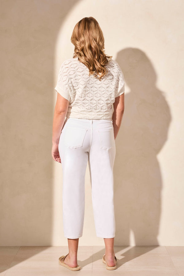 Tribal Jean Audrey Coupe Girlfriend À Taille Mi-Haute