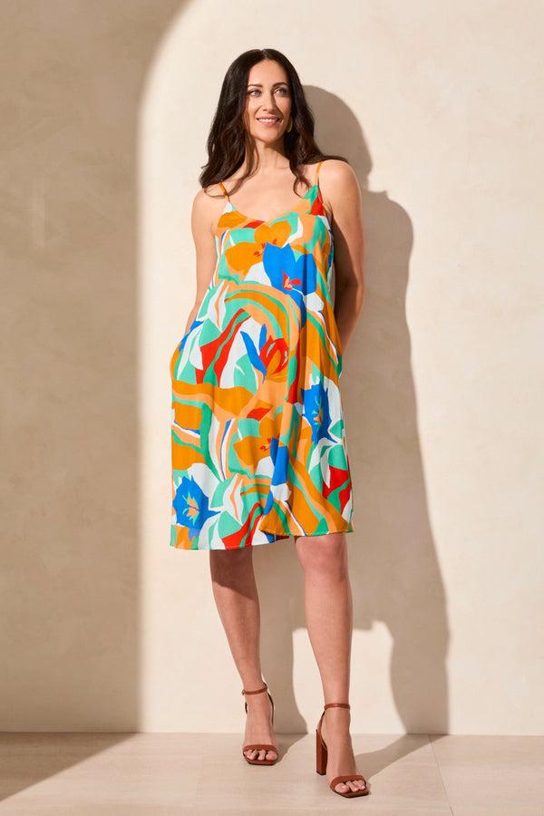 Tribal Robe Bain De Soleil À Encolure En U Et Poches