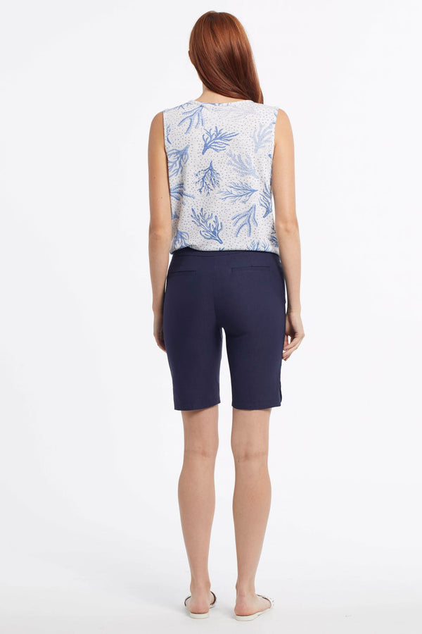 Tribal Short À Taille Lissante Flatten-It Et Boutons-Pression