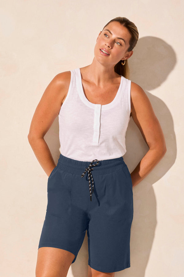 Tribal Short Sans Braguette Avec Cordon De Serrage En Stretch 4 Directions