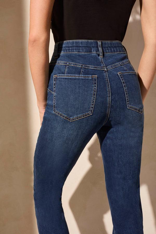 Tribal SOPHIA JEAN COURT EN DENIM EXTENSIBLE COUPE GALBÉE
