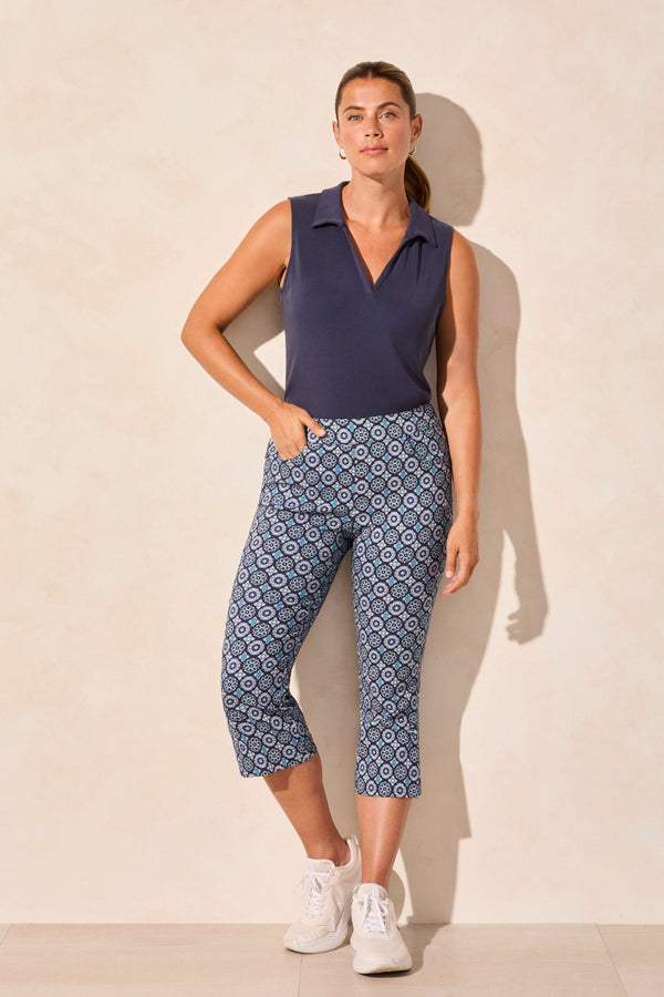 tribal Capri Sans Braguette Avec Bouton D'Aération