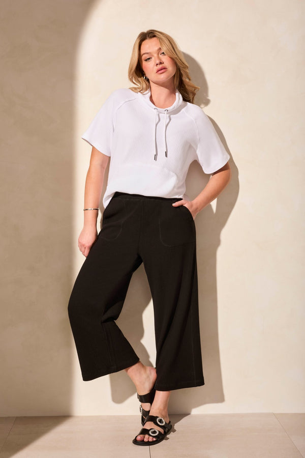 Tribal Capri Sans Braguette En Tricot Texturé