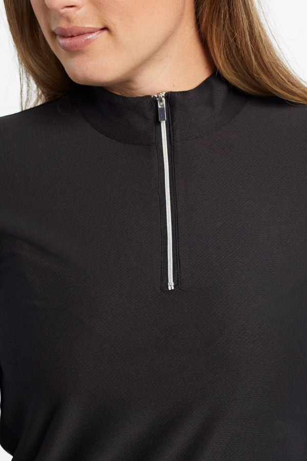 Tribal Chandail Anti-Uv 50+ À Col Montant Zippé