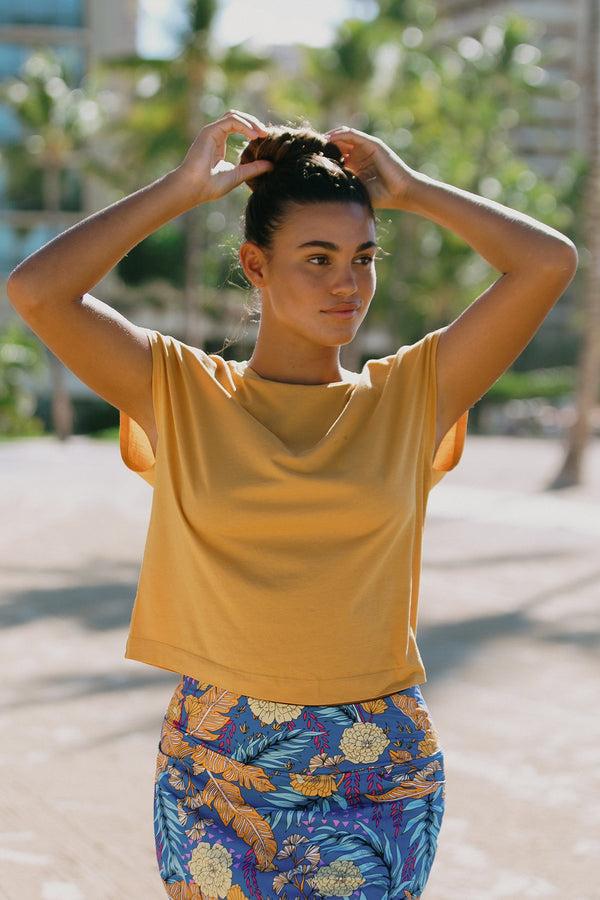 Tribal Haut À Encolure En V