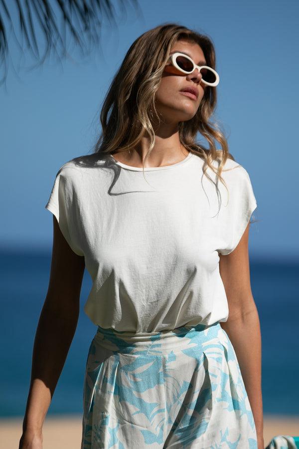 tribal Haut À Encolure En V