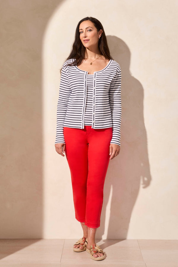 Tribal Haut Ajusté À Fines Bretelles Et Col En U