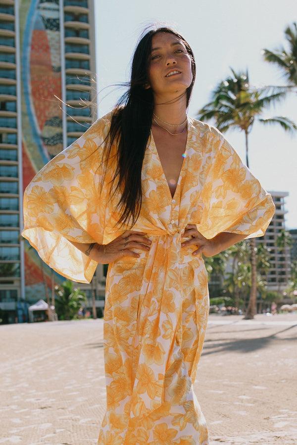 Tribal Haut Kimono À Nouer Devant