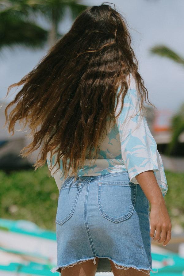 Tribal Haut Kimono À Nouer Devant