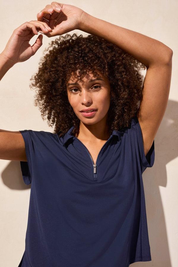 Tribal Haut Polo Dolman En Scuba Léger