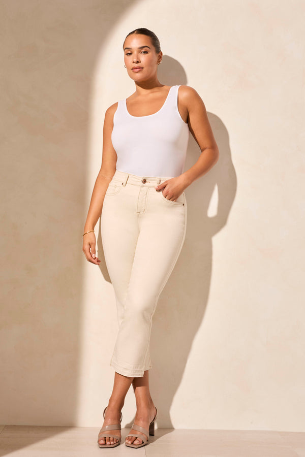 Tribal JEAN ÉCRU SOPHIA CURVY SEMI-ÉVASÉ