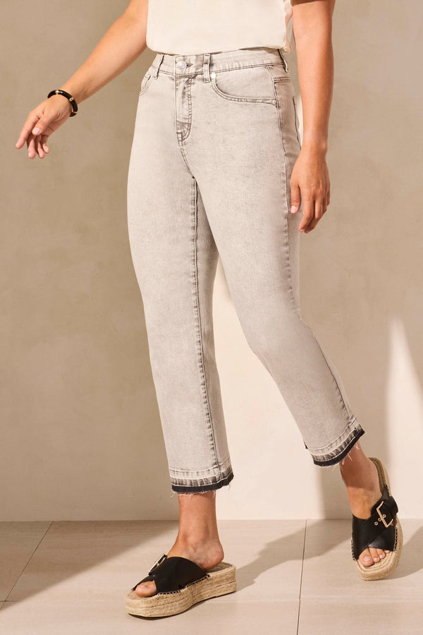 Tribal Jean Sophia Curvy Écourté Semi-Évasé