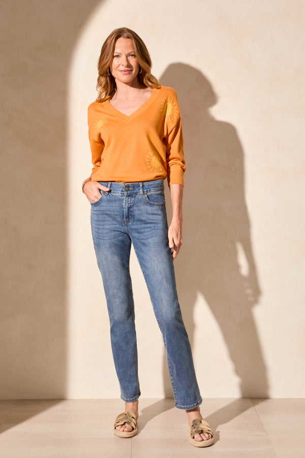 tribal Jean Sophia Curvy Jambe Droite