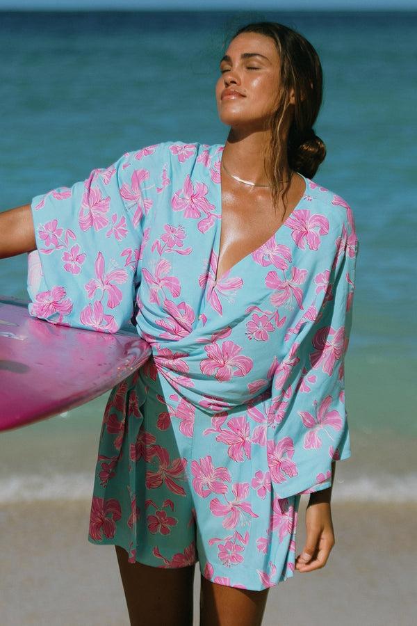 Tribal Jupe-Short Plissé À L'Avant