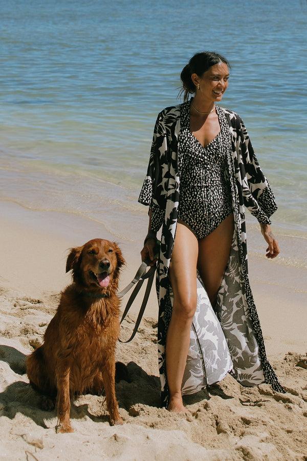 Tribal Paletot À Manches Évasées