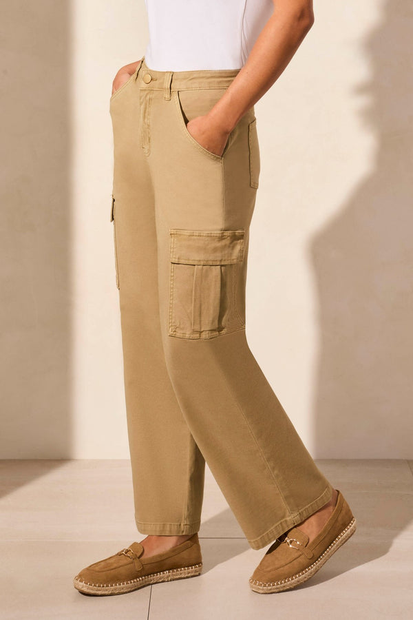 Tribal Pantalon Cargo Taille Haute