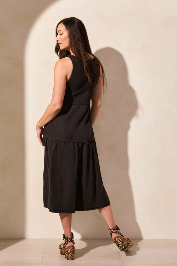 Tribal Robe Maxi Sans Manches À Col Bateau