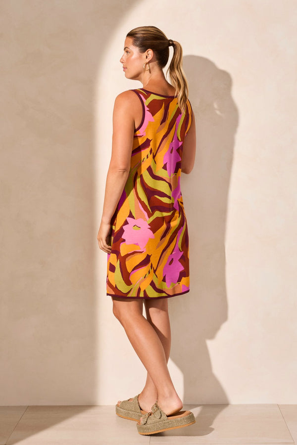 Tribal Robe Réversible Avec Poches