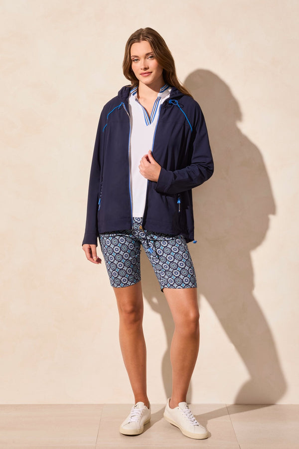 Tribal Veste À Capuche Extensible Dans Les 4 Sens Avec Détails Contrastés