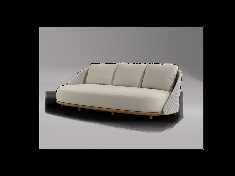 tribù ELIO 3-seat sofa