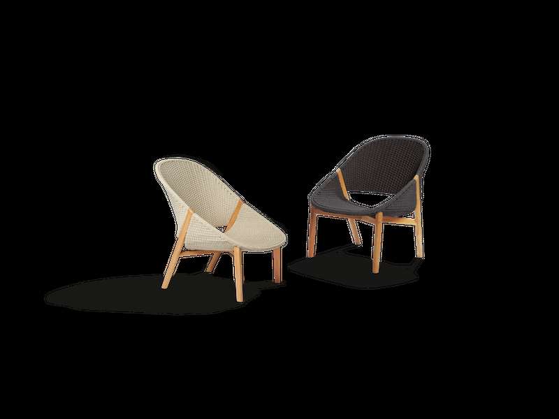 tribù ELIO Fauteuil lounge à dossier haut