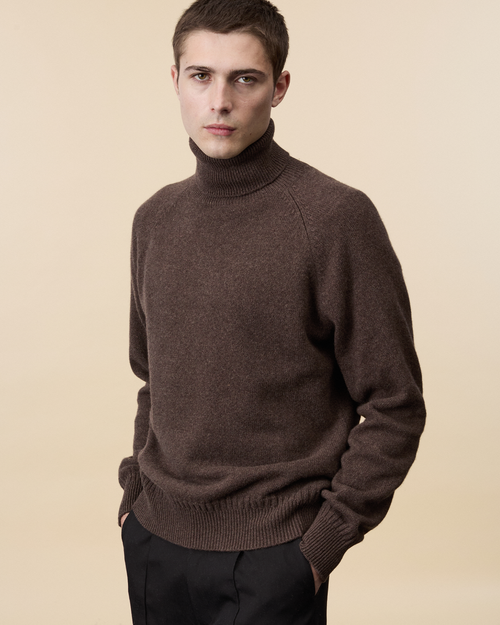 Tricot Col Roulé En Cachemire Marmotta Homme – Tricot