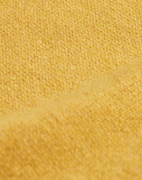 Tricot Pull Col Rond En Cachemire Jaune Homme – Tricot