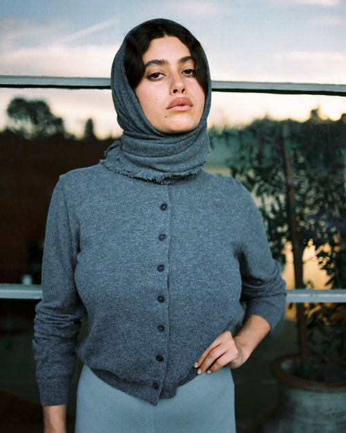 Tricot Bandana Tricot X Gil Rodriguez Femme Gris