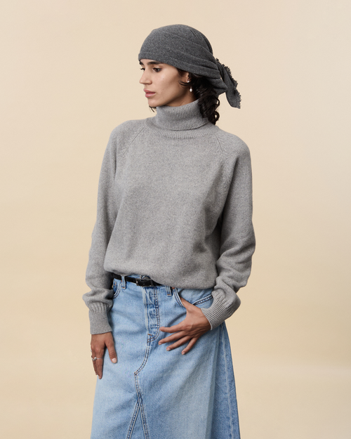 Tricot Bandana Tricot X Gil Rodriguez Femme Gris