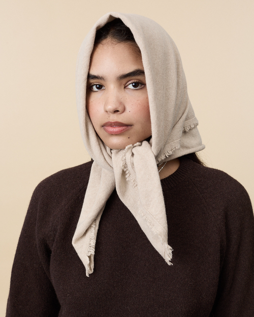 Tricot Bandana Tricot X Gil Rodriguez Femme Sable