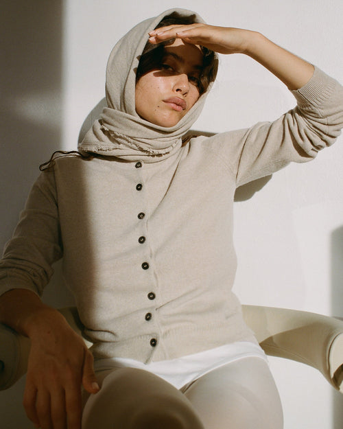 tricot Bandana Tricot x Gil Rodriguez Femme Sable