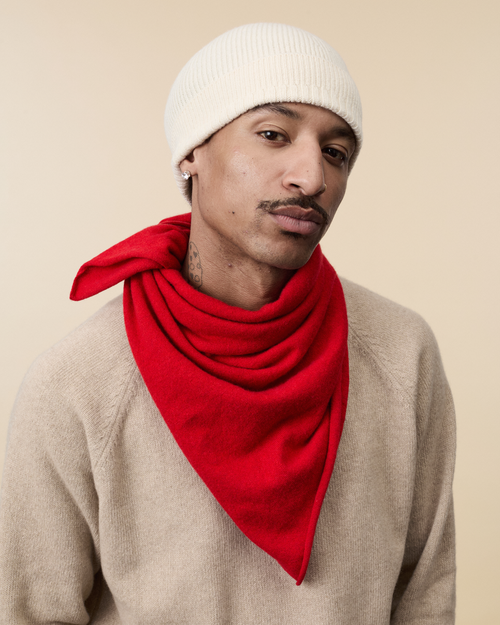 tricot Bandana Tricot x Gil Rodriguez Homme Rouge