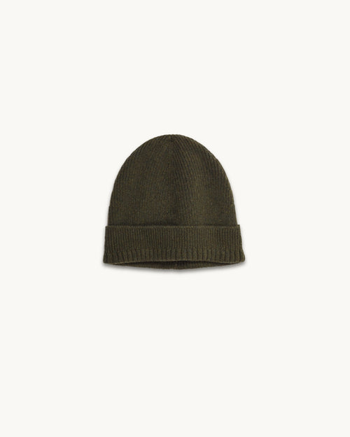 Tricot Bonnet En Cachemire Kaki Homme – Tricot