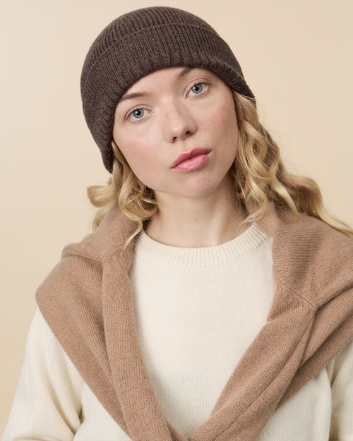 Tricot Bonnet En Cachemire Marmotta Femme – Tricot