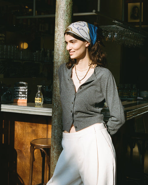 tricot Cardigan Tricot x Gil Rodriguez Gris