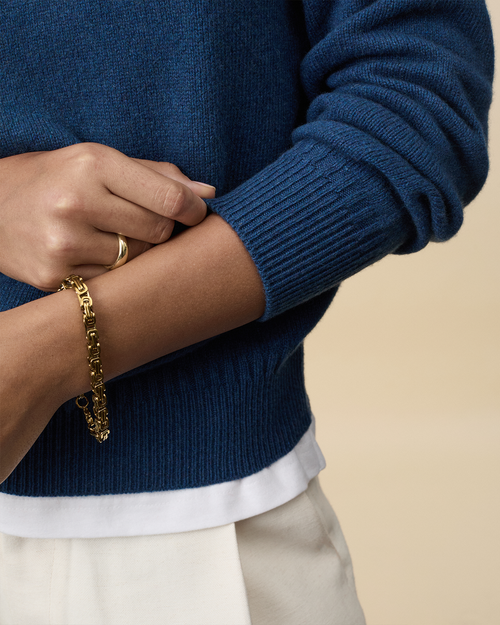 Tricot Col Rond En Cachemire Océan Femme – Tricot
