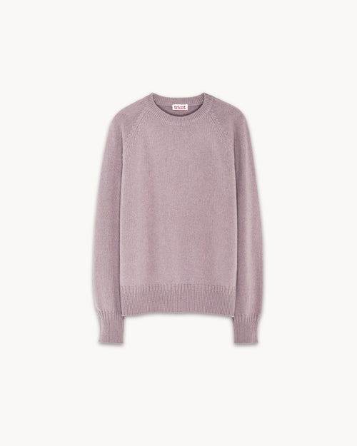 Tricot Col Rond En Cachemire Pink Homme – Tricot